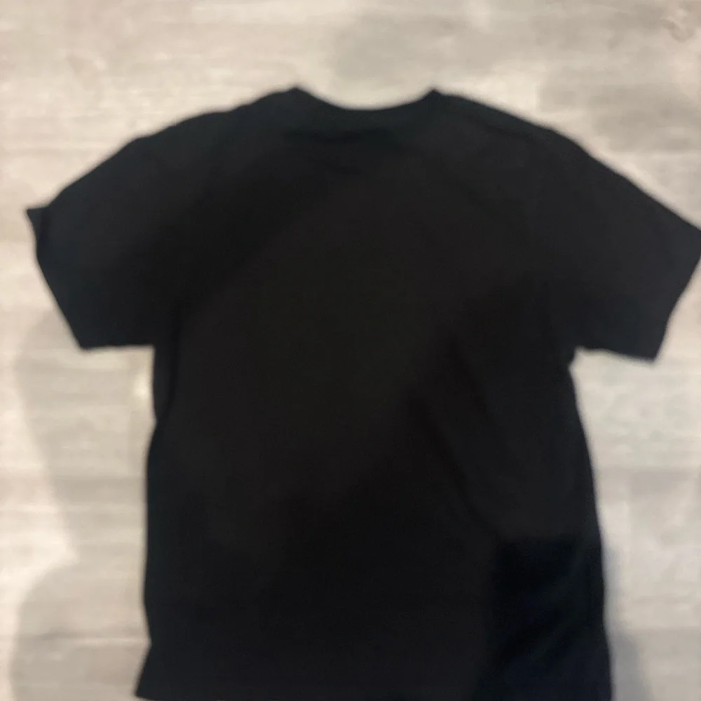 Vans Kids Black Tee with White Logo